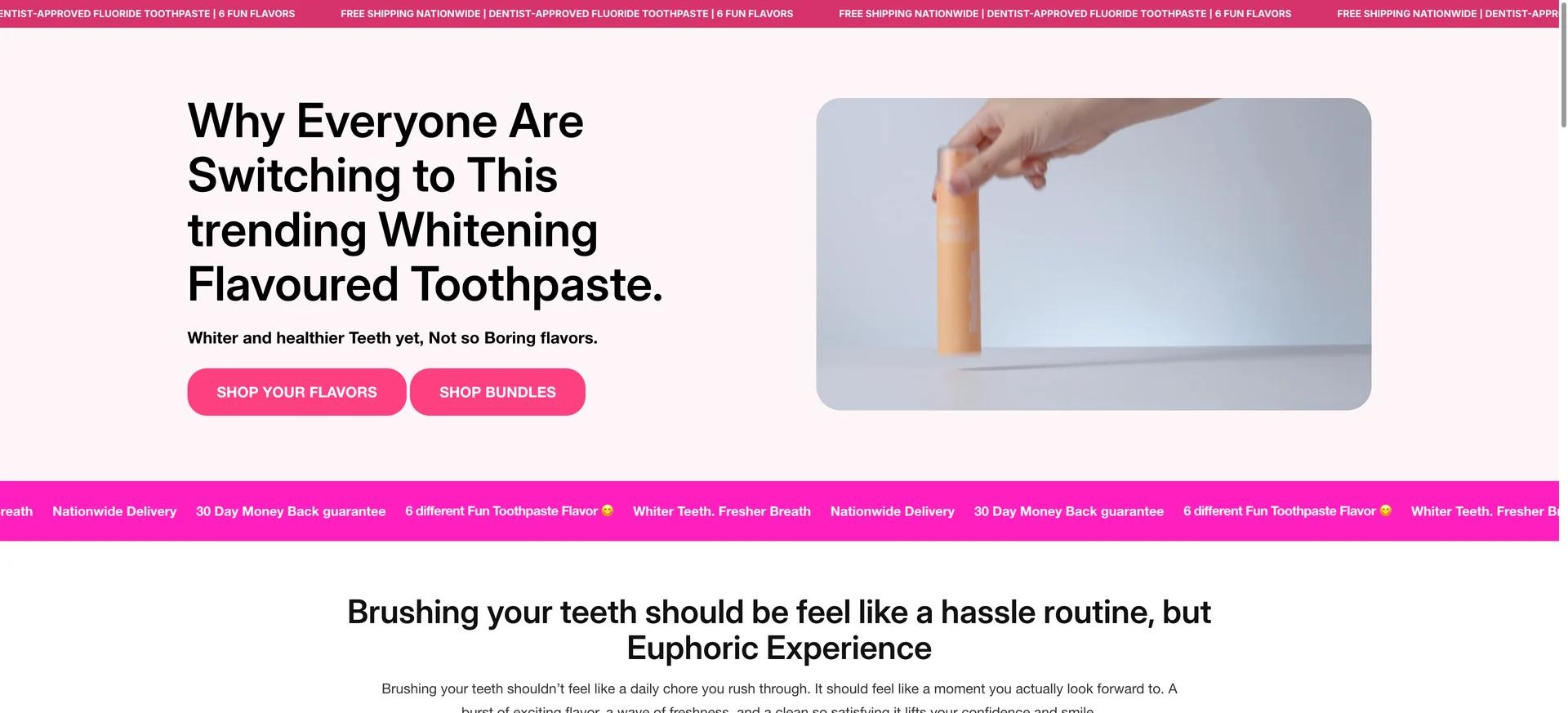 FlavSmiles Shopify storefront