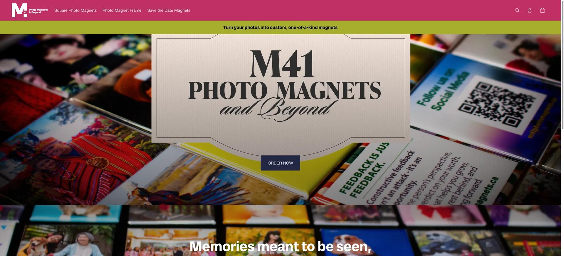 M41 Photo Magnets Shopify storefront